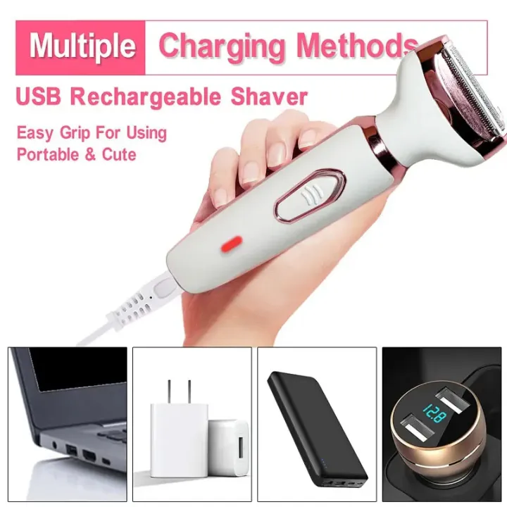 Women’s Waterproof Rechargeable Electric Shaver image 6