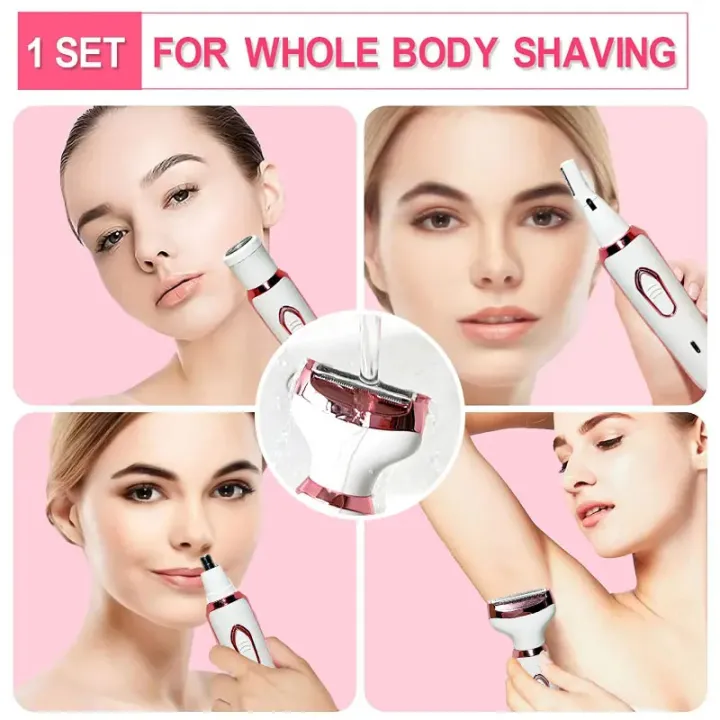 Women’s Waterproof Rechargeable Electric Shaver image 4