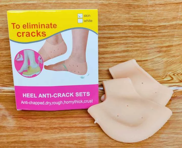 Silicone Heel Anti Crack Set for Men and Women (Free Size) 1 Pair image 5