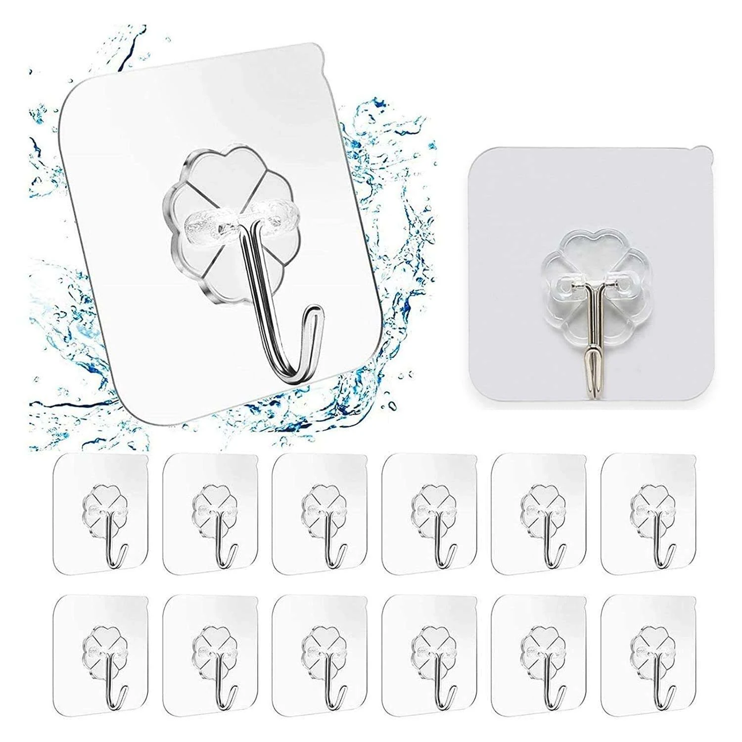 6 pc Wall Sticky Hooks