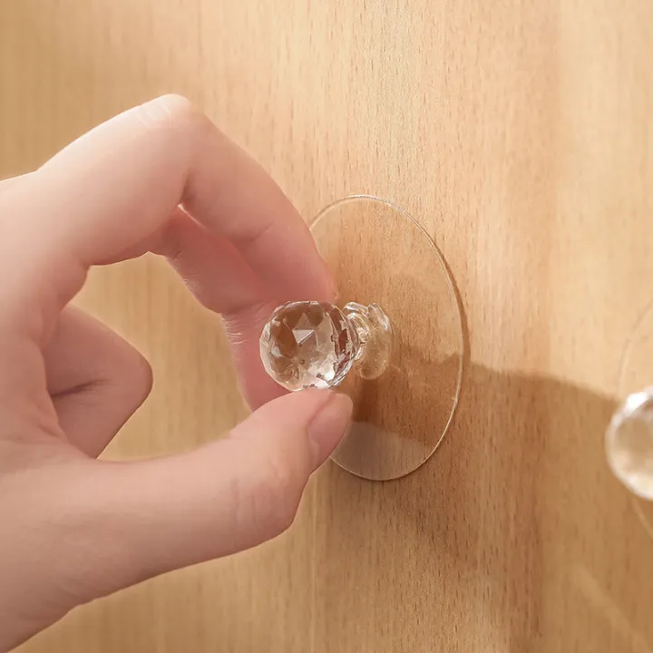 Diamond Hooks Self Adhesive Drawer Hook Pull Push Hook Drawer Cabinet Hook image 5