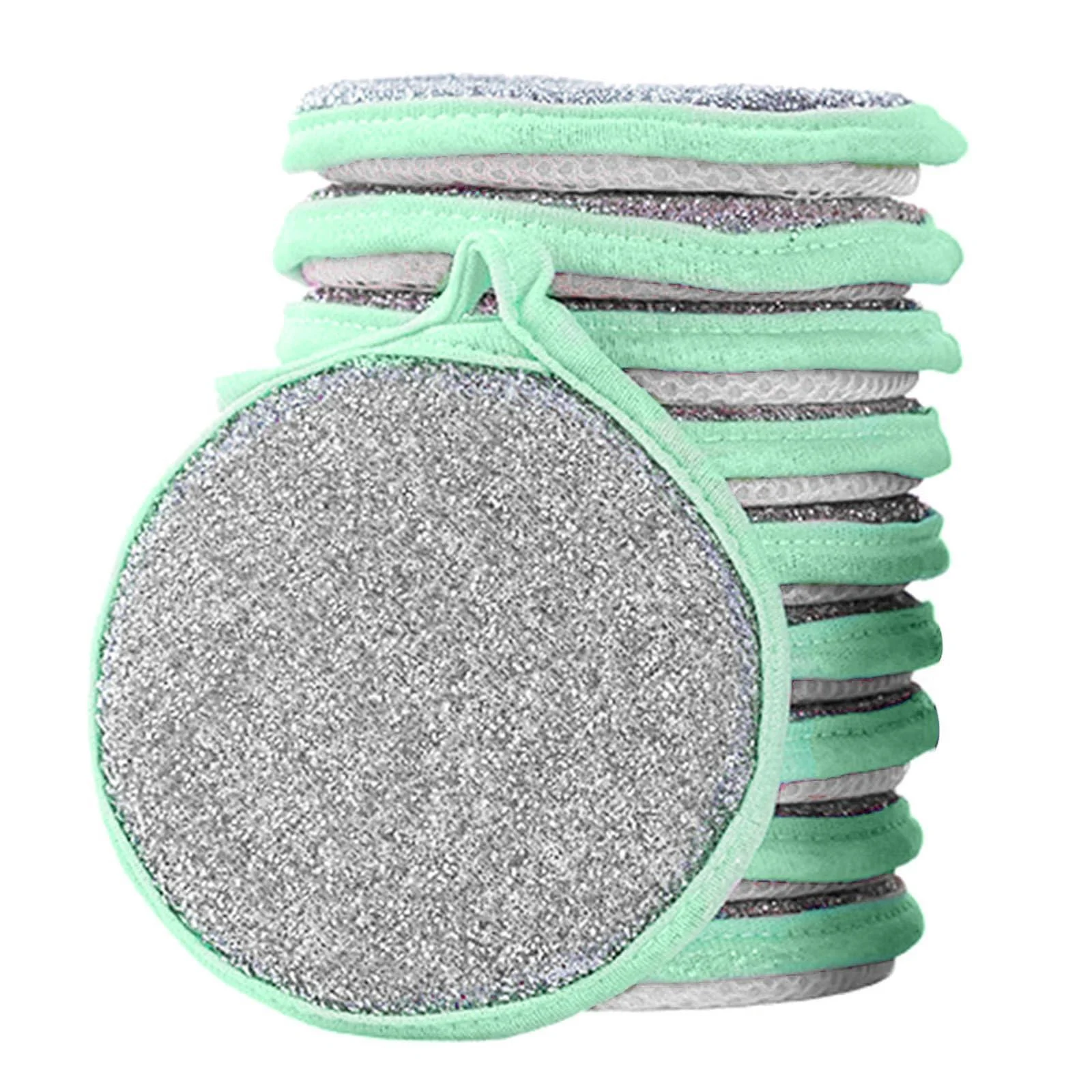 Dishwashing Sponge Household Kitchen Cleaning Scouring Pad for Dishes Washing Kitchen Sponges Cellulose Sponge Pan Dish Wash Scrubber Green