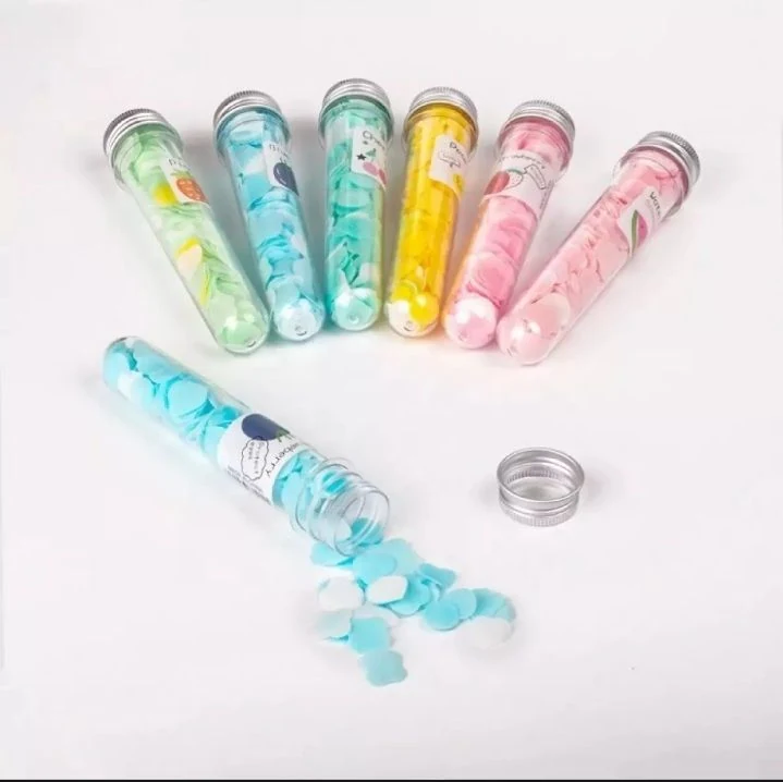 1 Bottle Mini Colorful Flower Paper Soap for Travel Made in China image 4