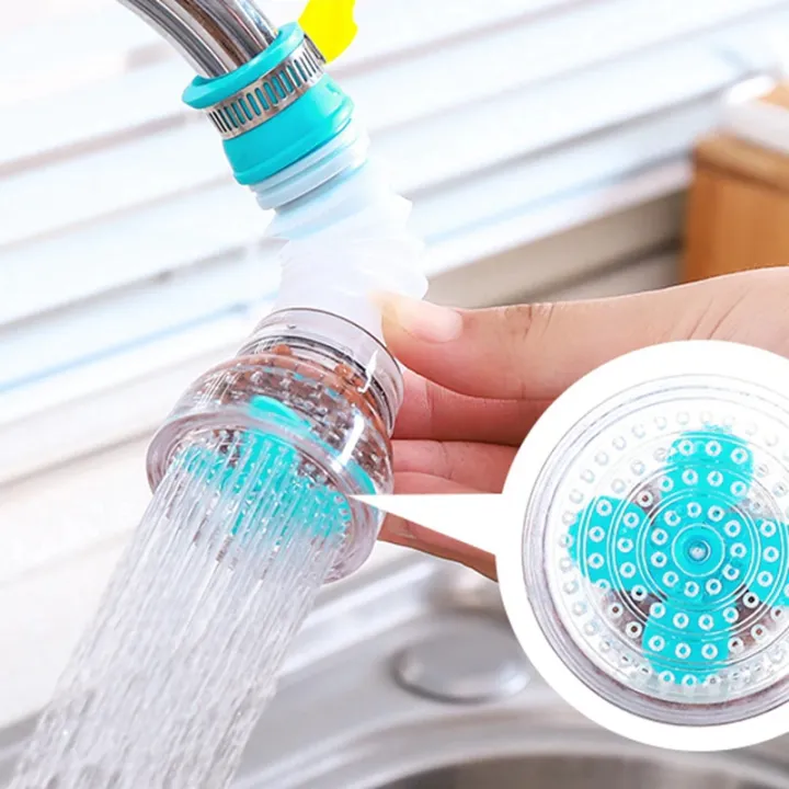 360 Rotation Kitchen Sink Faucet Extender with Sprayer and Filter image 6