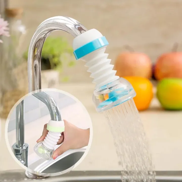 360 Rotation Kitchen Sink Faucet Extender with Sprayer and Filter image 5