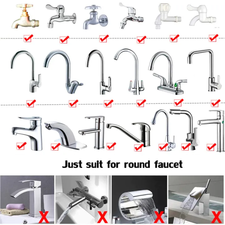 360 Rotation Kitchen Sink Faucet Extender with Sprayer and Filter image 8