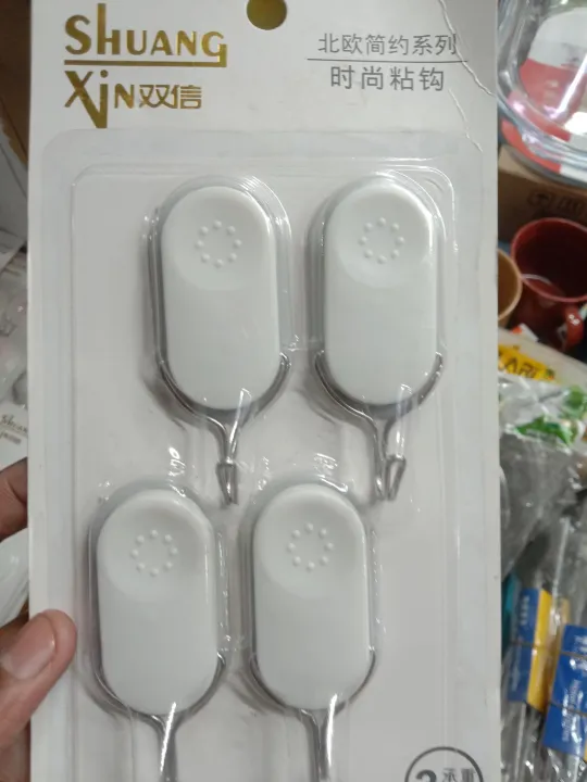 Wall Hook for Home Decor (Round Shape), 4 Piece Set, Multicolor image 6