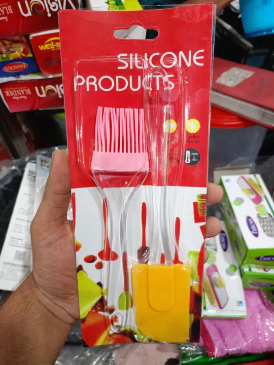 Silicon Oil Brush with Silicone Spatula image 2