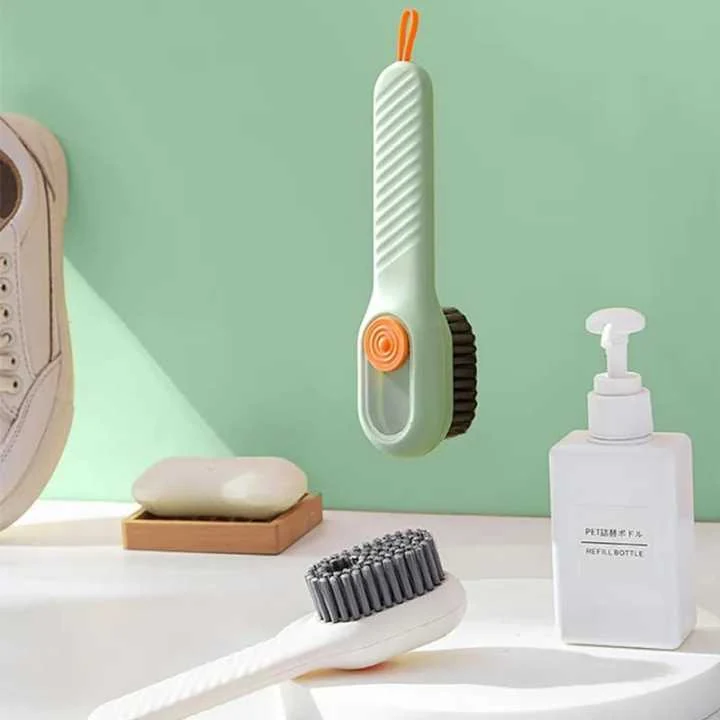 Shoes Clothes Cleaning Brush with Soap Dispenser image 4