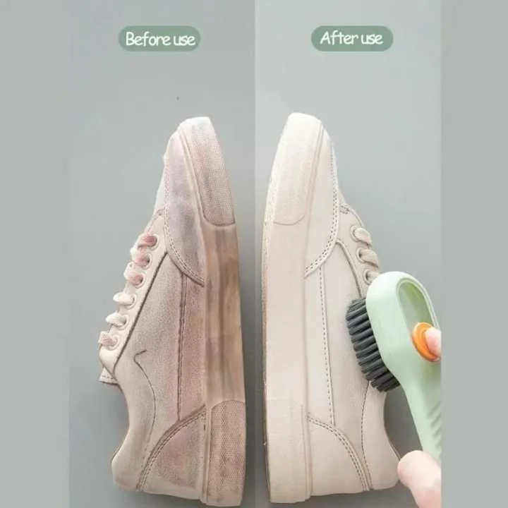Shoes Clothes Cleaning Brush with Soap Dispenser image 3