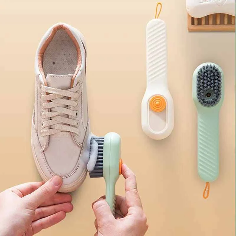 Shoes Clothes Cleaning Brush with Soap Dispenser