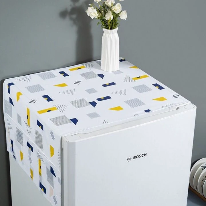 Dustproof Fridge Cover Multifunctional Waterproof Refrigerator Cover image 8