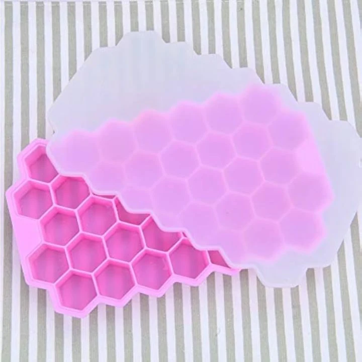 Silicone Ice Cube Tray 37 Cavity Ice Making Box Premium Ice Cube Moulds image 7