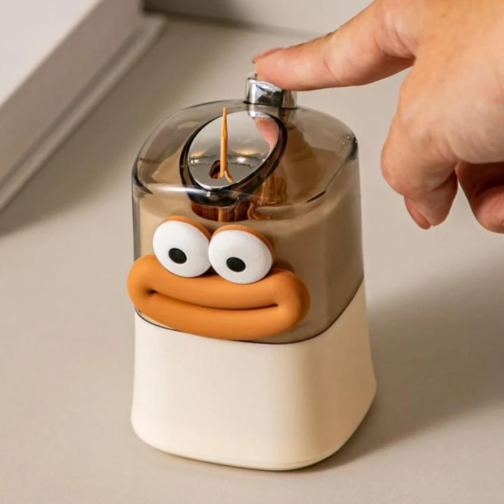 Portable Push Type Toothpick Holder Dispenser image 3