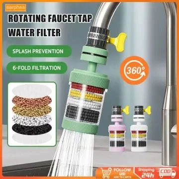 360 Degree Rotatable 6 Layers Water Filter Tap image 4