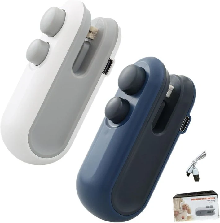 2IN1 Mini Bag Sealing Machine USB Rechargeable Heat Sealer image 2