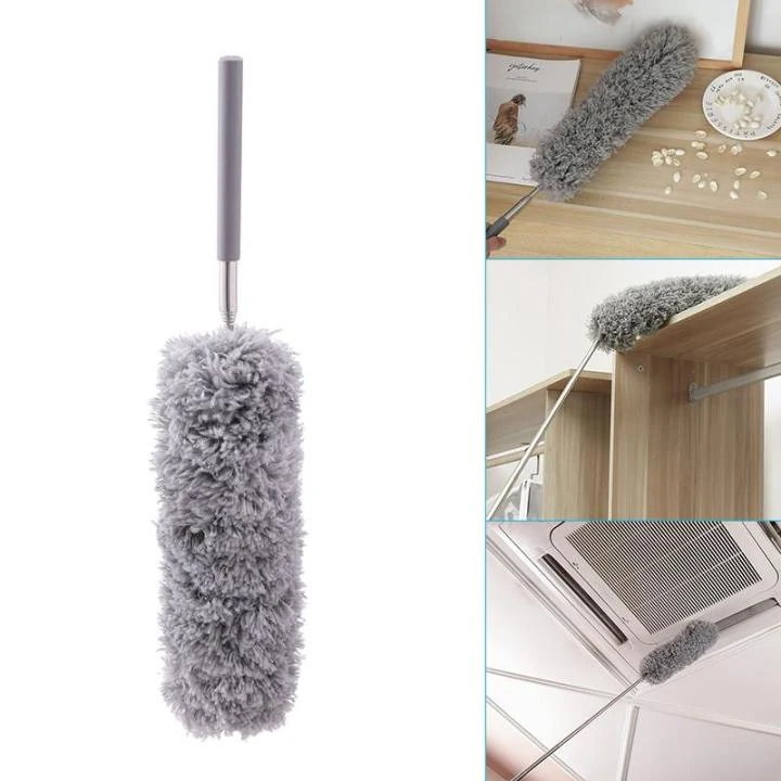 Retractable Microfiber Feather Duster for Household, Ceiling Fan and Car Cleaning image 4
