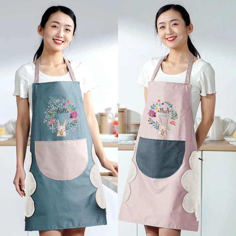 Kitchen Apron for Women with Pockets