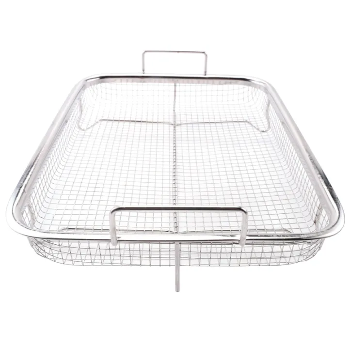 Stainless Steel Crisper Tray and Pan Deluxe Air Fry in Your Oven 2-Piece Set, Baking Pan Perfect for the Grill image 3