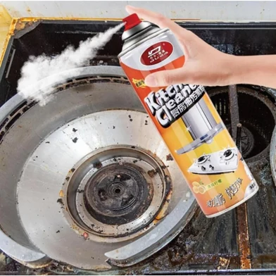 DU ER Multi Purpose Foam Kitchen Cleaner Spray Grease Stain Remover 500ml KA image 5