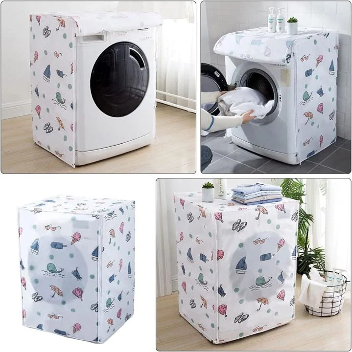 Front Loading Washing Machine Cover Waterproof Cover image 8