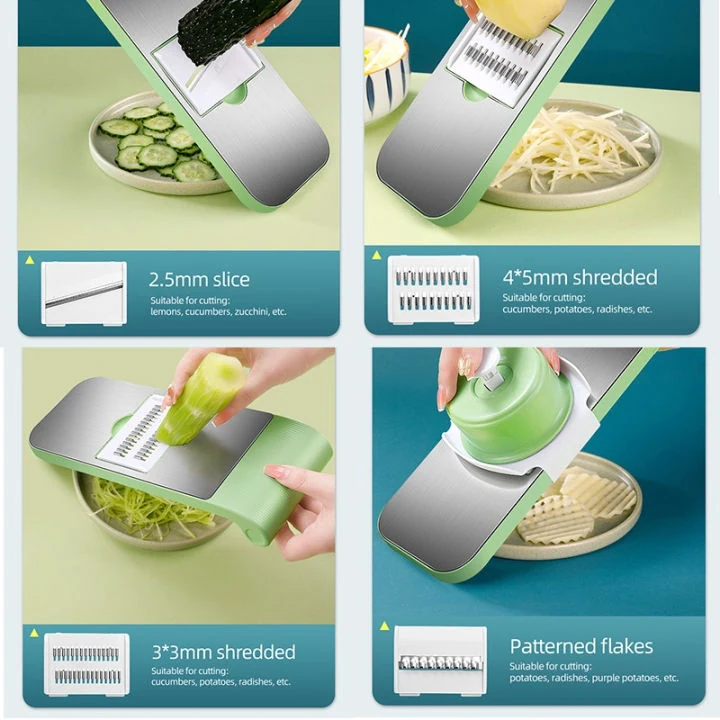 5 in 1 Multifunction Vegetable Cutter and Mandoline Slicer image 7