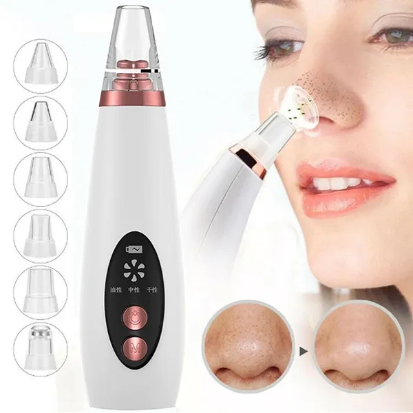Electric Vacuum Blackhead Remover Machine 6 Suction Head Beauty Machine For Skin Care image 2