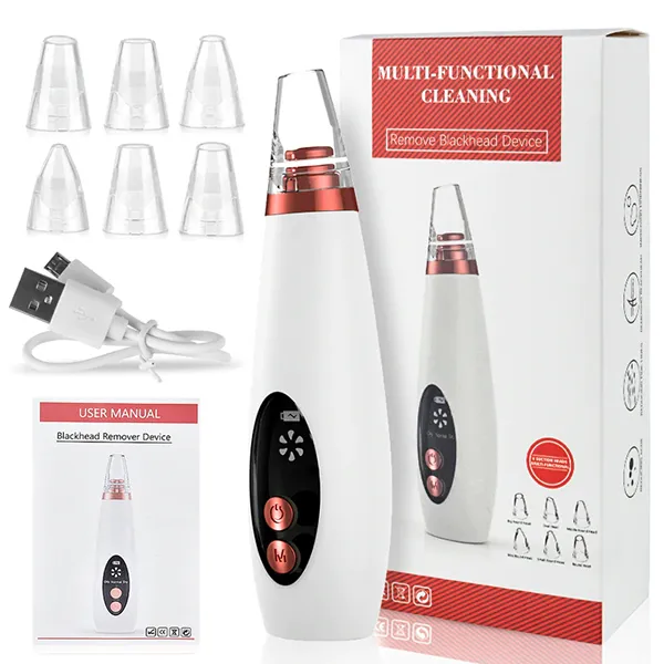Electric Vacuum Blackhead Remover Machine 6 Suction Head Beauty Machine For Skin Care image 3