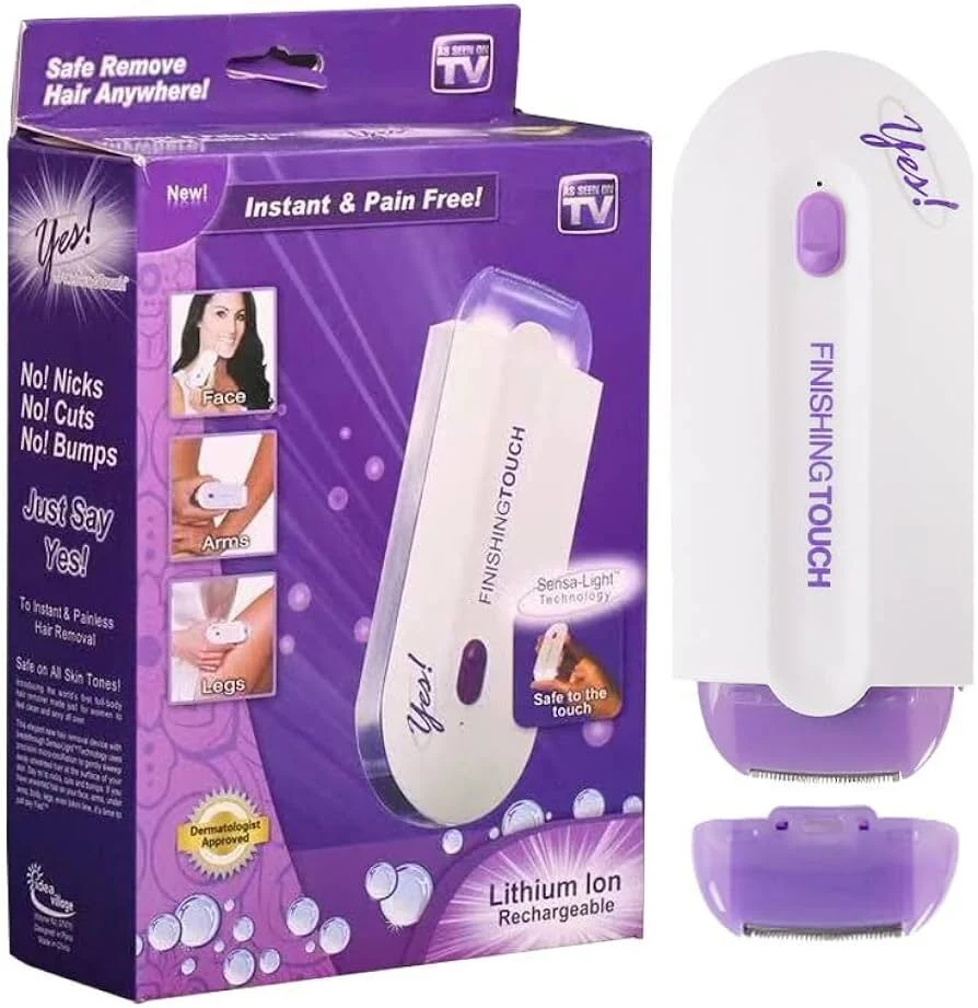 Finishing Touch Flawless Hair Remover for Women Facial Hair Removal Device