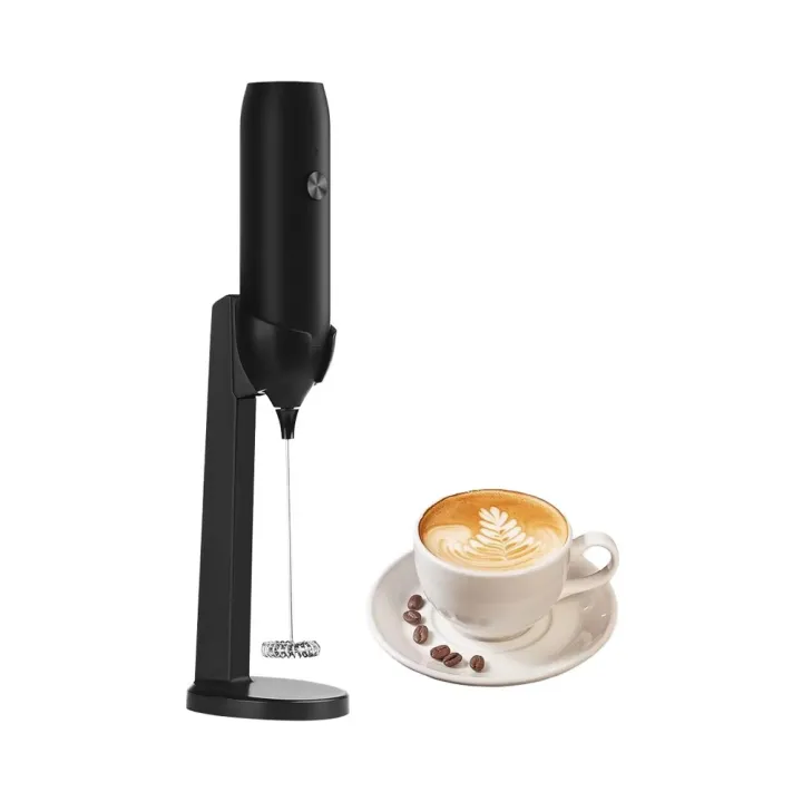 Prestige Electric Milk Frother Handheld Mixer Foamer Coffee Maker Black image 7