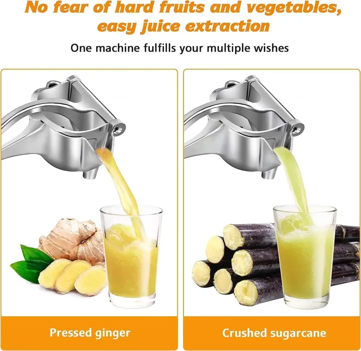 Fruit Press Aluminum Alloy Manual Juicer Heavy Duty Handheld Extractor image 5