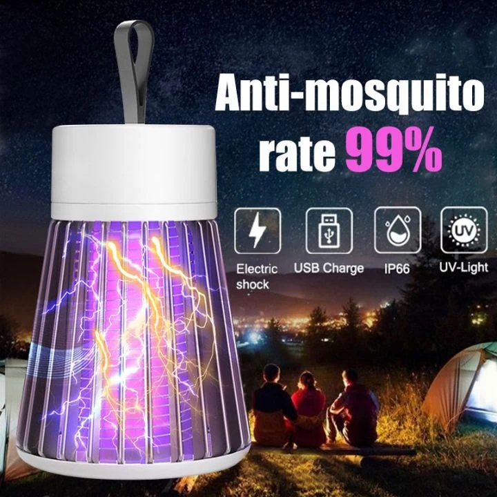 USB Rechargeable Electric Shock Mosquito Killer Lamp image 4