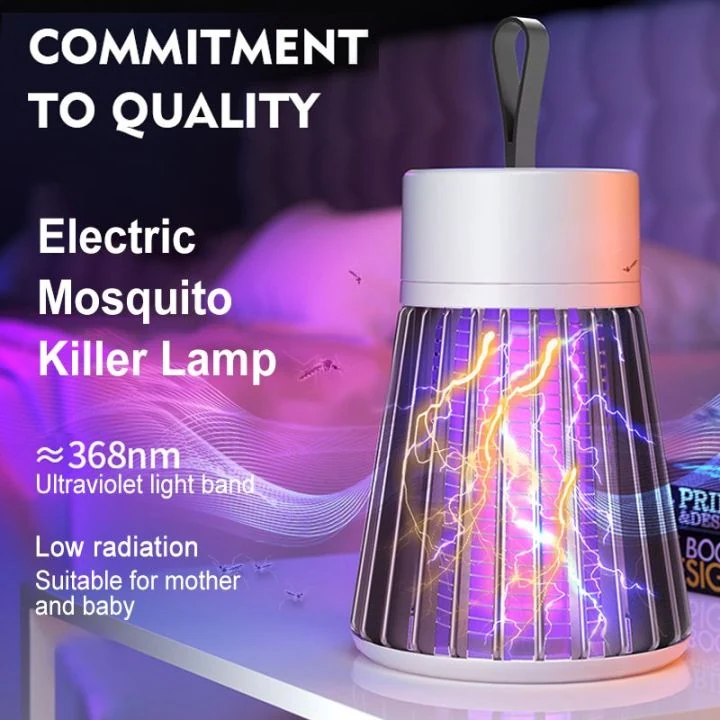 USB Rechargeable Electric Shock Mosquito Killer Lamp image 3