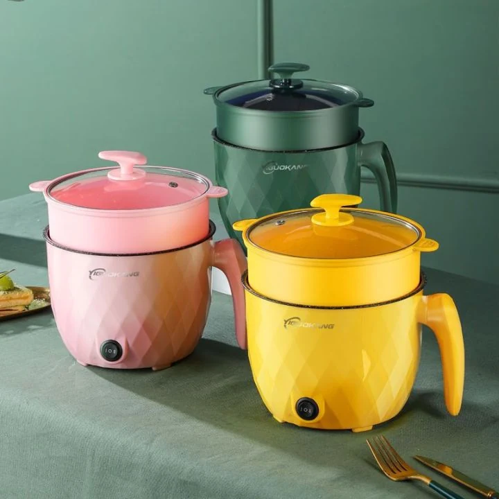 1.8 L Multifunctional Non-stick Mini Rice Cooker and Electric Frying Pan image 2