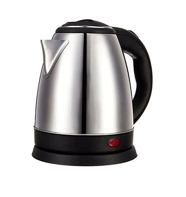 Electric Kettle 1.8 L Silver and Black