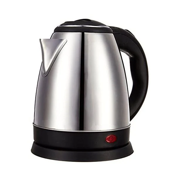 Electric Kettle 1.8 L Silver and Black image 3