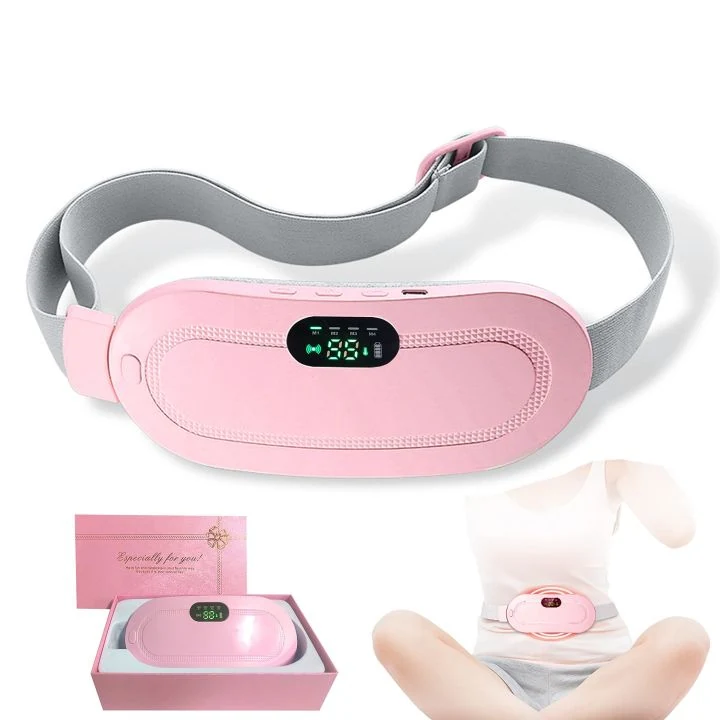 Women Relieve Period Cramps Heat Belt Curved Heating Massage Pad image 2