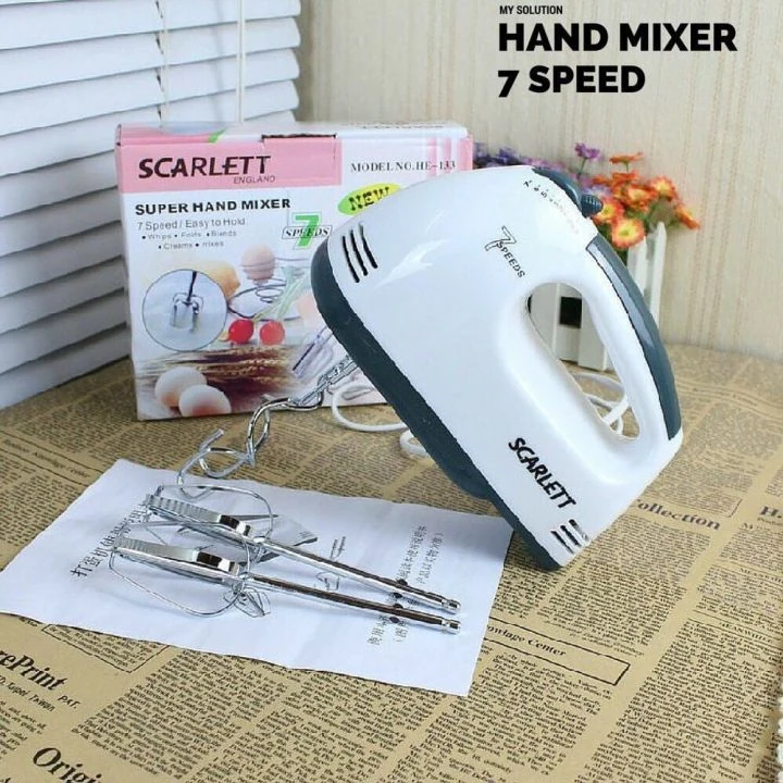 Scarlett Super Hand Mixer Electric Egg Beater and Cake Cream Mixer image 3