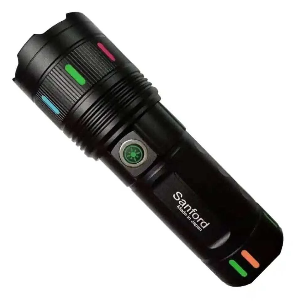 Sanford SDN07 Super Bright Flashlight with White LED and 30000mAh Battery