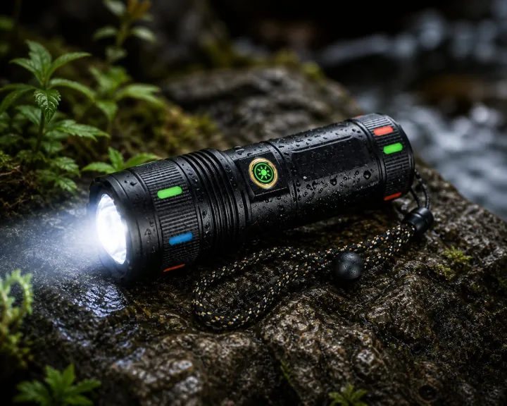 Sanford SDN07 Super Bright Flashlight with White LED and 30000mAh Battery image 6