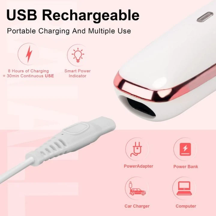 Electric Razor for Women, Portable 4 in 1 Lady Electric Shaver Set image 4