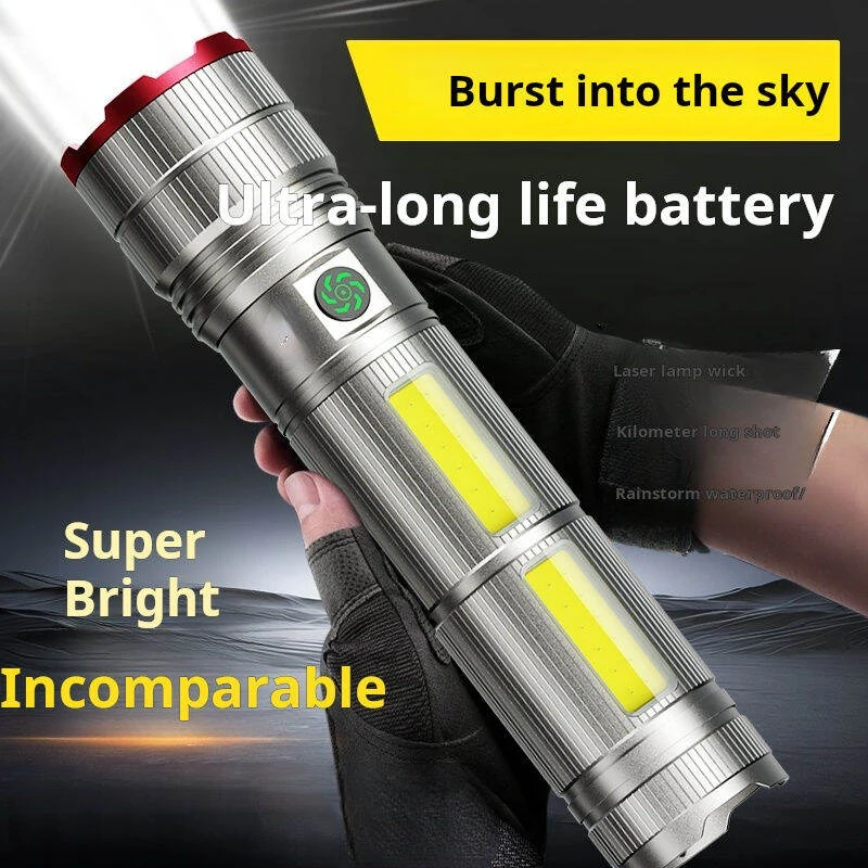 50000 mAh Rechargeable LED Light with Power Bank and Digital Display Made in Japan