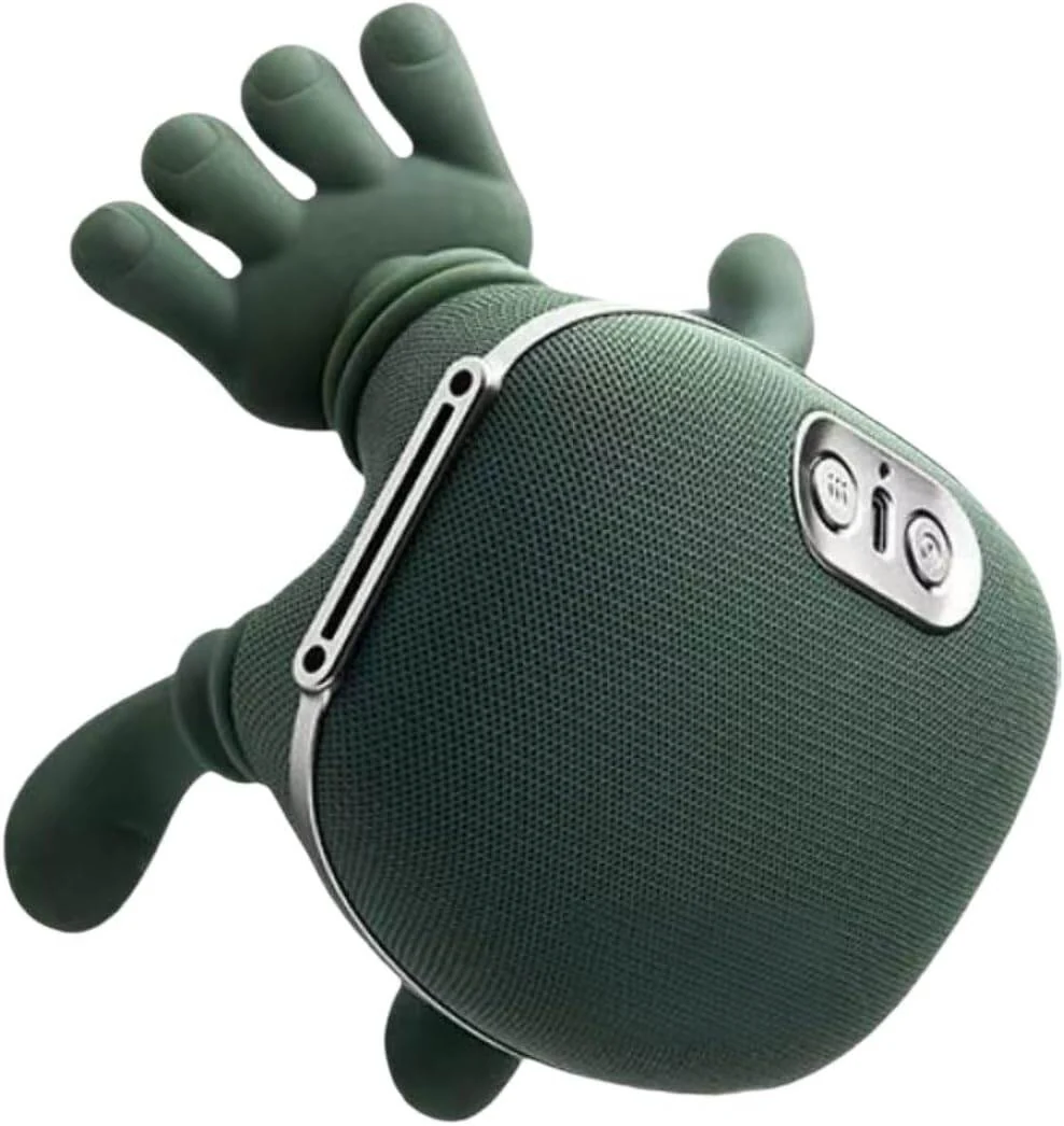 Bionic Heated Massager, Portable Wireless Shiatsu Neck and Back Massager