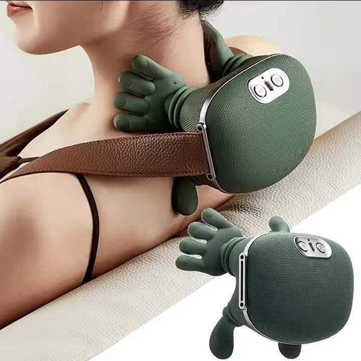 Bionic Heated Massager, Portable Wireless Shiatsu Neck and Back Massager image 2