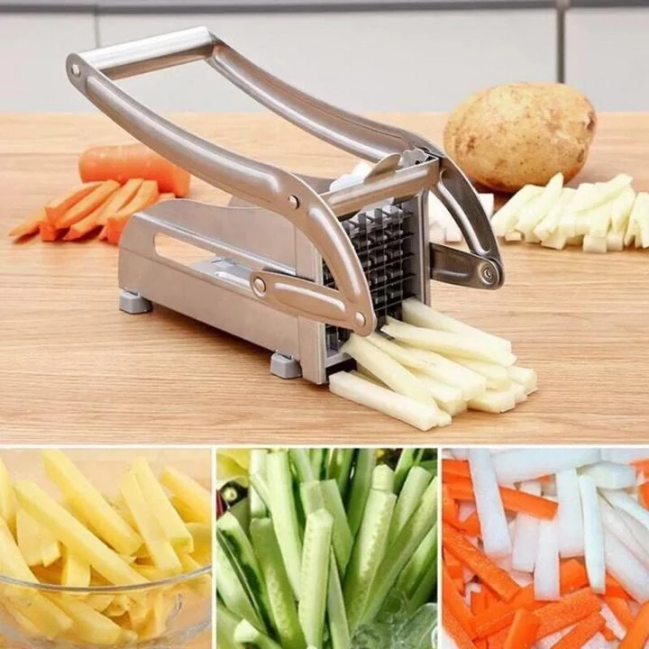 French Fries Cutter Machine, Hand Operated Potato Chipper image 3